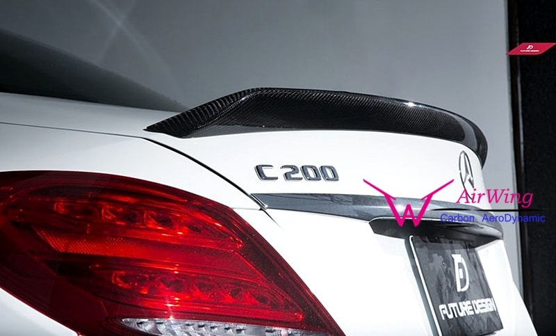 W205 Sedan- Mode style carbon trunk spoiler 04